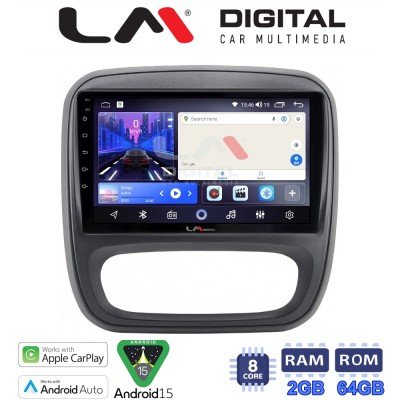 LM Digital - LM ZW8706 GPS Οθόνη OEM Multimedia Αυτοκινήτου για Opel Vivaro 2014 2020Renault Traffic 2014 2020Nissan NV300 201