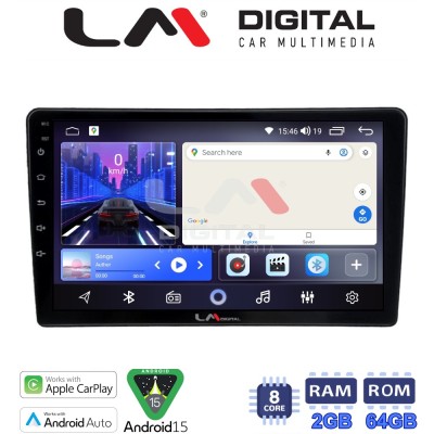 LM Digital - LM ZW8715 GPS Οθόνη OEM Multimedia Αυτοκινήτου για Nissan Navara D40 2006 2016 clima (CarPlay/AndroidAuto/BT/GPS/W