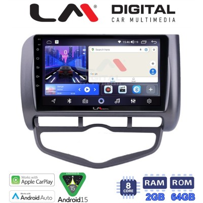 LM Digital - LM ZW8731 GPS Οθόνη OEM Multimedia Αυτοκινήτου για Honda Jazz 2003 - 2008 (CarPlay/AndroidAuto/BT/GPS/WIFI)