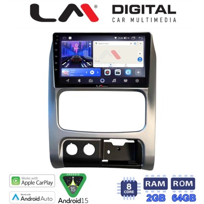 LM Digital - LM ZW8736 GPS Οθόνη OEM Multimedia Αυτοκινήτου για JEEP CHEROKEE & LIBERTY 2002-2007 (CarPlay/AndroidAuto/BT/GPS/WI