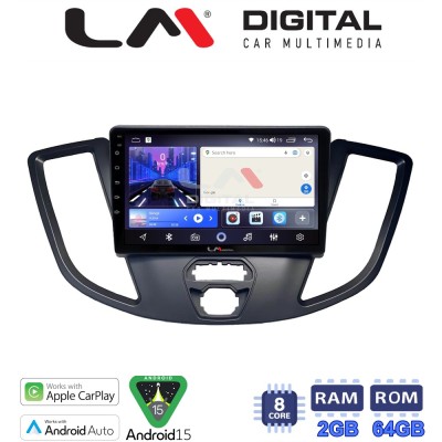 LM Digital - LM ZW8758 GPS Οθόνη OEM Multimedia Αυτοκινήτου για Ford Transit 2013 2018 (CarPlay/AndroidAuto/BT/GPS/WIFI)