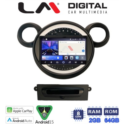 LM Digital - LM ZW8835 GPS Οθόνη OEM Multimedia Αυτοκινήτου για MINI Clubman '07'14 & Countryman '10'16 & Paceman '12'16 & Coope