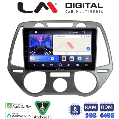 LM Digital - LM ZW8838 GPS Οθόνη OEM Multimedia Αυτοκινήτου για Hyundai i20 2008 2014 (CarPlay/AndroidAuto/BT/GPS/WIFI)