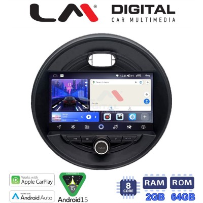 LM Digital - LM ZW8845 GPS Οθόνη OEM Multimedia Αυτοκινήτου για Mini Cooper & Clubman 2015 (CarPlay/AndroidAuto/BT/GPS/WIFI)