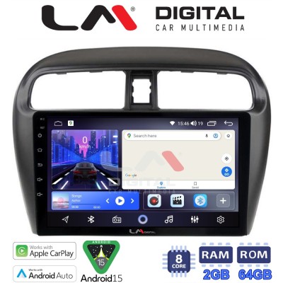 LM Digital - LM ZW8850 GPS Οθόνη OEM Multimedia Αυτοκινήτου για Mitsubishi Spacestar 2013 (CarPlay/AndroidAuto/BT/GPS/WIFI)