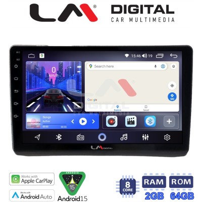 LM Digital - LM ZW8892 GPS Οθόνη OEM Multimedia Αυτοκινήτου για Opel Vivaro - Renault Trafic - Nissan Primastar 2002 2009 (CarPl