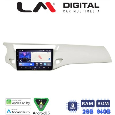 LM Digital - LM ZW8940W GPS Οθόνη OEM Multimedia Αυτοκινήτου για Citroen C3 /DS3 2009 2016 (CarPlay/AndroidAuto/BT/GPS/WIFI)