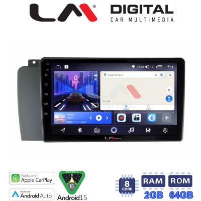 LM Digital - LM ZW8957 GPS Οθόνη OEM Multimedia Αυτοκινήτου για VOLVO V70-S60- XC70 2004 2007 (CarPlay/AndroidAuto/BT/GPS/WIFI)