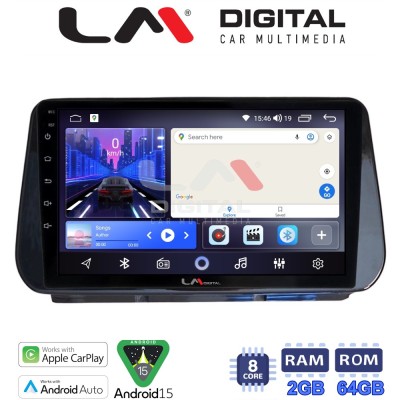 LM Digital - LM ZW8963 GPS Οθόνη OEM Multimedia Αυτοκινήτου για Hyundai Santa Fe - IX45 2018 2019 (CarPlay/AndroidAuto/BT/GPS/W