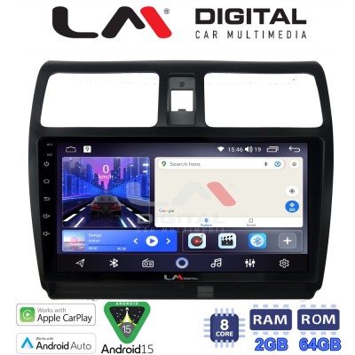 LM Digital - LM ZW8978 GPS Οθόνη OEM Multimedia Αυτοκινήτου για SUZUKI SWIFT 2005 2010 (CarPlay/AndroidAuto/BT/GPS/WIFI)