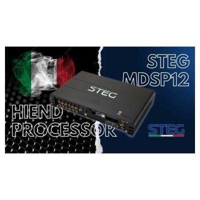 STEG SSDSP12 12Channel DSP Hi-Fi Amplifier 12x80W Rms @ 4 Ohm STEG SSDSP12 12Channel DSP Hi-Fi Amplifier 12x80W Rms @ 4 Ohm