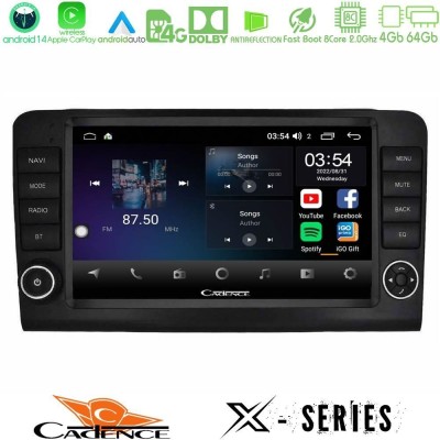 Bizzar G+ Series Mercedes ML/GL Class W164 2006-2011 8core Android14 6+128GB Navigation Multimedia Tablet 9" (OEM Look)