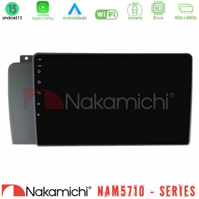 Nakamichi NAM5710 Series 8Core Android13 4+64GB Volvo S60 2004-2009 Navigation Multimedia Tablet 9"