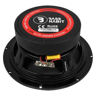 SE200CX Ομοαξονικό ηχείο αυτοκινήτου (midrange) 8" 400W 4 ohms Bass Habit SPL Elite ΜΕ ΣΙΤΑ ΤΙΜΗ ΤΕΜΑΧΙΟΥ