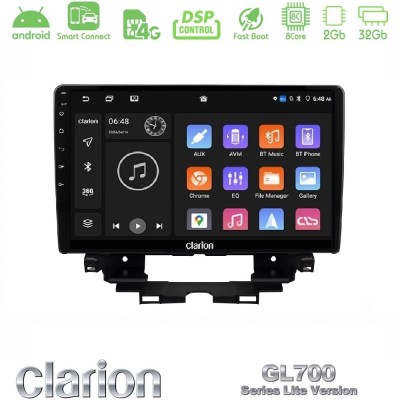 Clarion GL700 Lite Series 8Core Android ClarionOS 2+32GB Renault Kangoo / Nissan Townstar 2022- Navigation Multimedia Tablet 10"