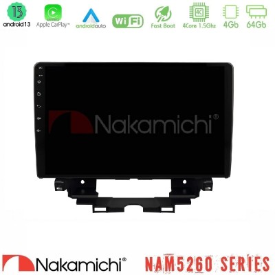 Nakamichi NAM5260 Series 4Core Android13 4+64GB Renault Kangoo / Nissan Townstar 2022- Navigation Multimedia Tablet 10" Με Carpl