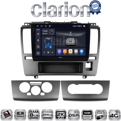 CLARION GL75695 Οθόνη OEM Multimedia Αυτοκινήτου για Nissan Tiida 2004 2012 (CarPlay/AndroidAuto/BT/GPS/WIFI/GPRS)