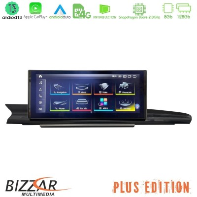 Bizzar Plus Edition Audi A6 2012-2018 (με MMI3G) Android13 8Core (8+128GB) Navigation Multimedia 10.25" HD Anti-reflection