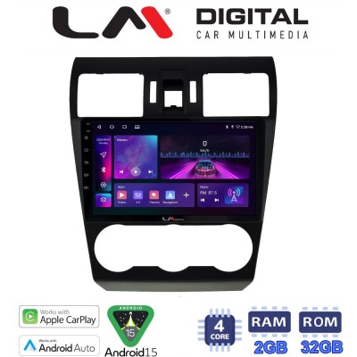LM Digital - LM ZA4262 GPS Οθόνη OEM Multimedia Αυτοκινήτου για SUBARU IMPREZA-FORESTER 2013 (CarPlay/AndroidAuto/BT/GPS/WIFI/GP