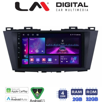 LM Digital - LM ZA4440 GPS Οθόνη OEM Multimedia Αυτοκινήτου για MAZDA 5 2011 (CarPlay/AndroidAuto/BT/GPS/WIFI/GPRS)
