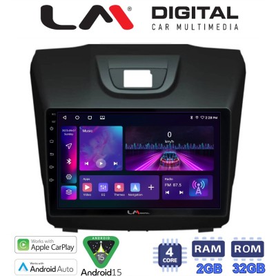 LM Digital - LM ZA4435 GPS Οθόνη OEM Multimedia Αυτοκινήτου για ISUZU DMAX 2012 (CarPlay/AndroidAuto/BT/GPS/WIFI/GPRS)