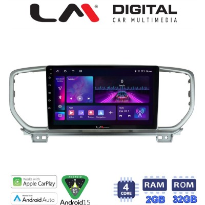 LM Digital - LM ZA4938 GPS Οθόνη OEM Multimedia Αυτοκινήτου για KIA SPORTAGE 2019 (CarPlay/AndroidAuto/BT/GPS/WIFI/GPRS)