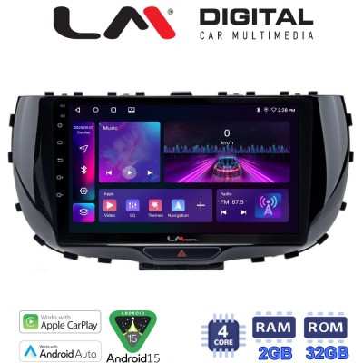 LM Digital - LM ZA4322 GPS Οθόνη OEM Multimedia Αυτοκινήτου για Kia Soul 2019 (CarPlay/AndroidAuto/BT/GPS/WIFI/GPRS)