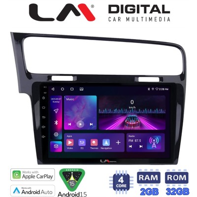 LM Digital - LM ZA4591B GPS Οθόνη OEM Multimedia Αυτοκινήτου για 0 (CarPlay/AndroidAuto/BT/GPS/WIFI/GPRS)