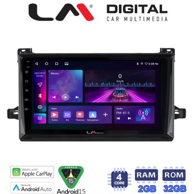 LM Digital - LM ZA4562 GPS Οθόνη OEM Multimedia Αυτοκινήτου για TOYOTA PRIUS 2016 (CarPlay/AndroidAuto/BT/GPS/WIFI/GPRS)