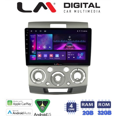 LM Digital - LM ZA4360 GPS Οθόνη OEM Multimedia Αυτοκινήτου για MAZDA BT 50 & FORD RANGER 20062011 (CarPlay/AndroidAuto/BT/GPS/W