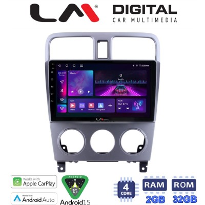 LM Digital - LM ZA4526 GPS Οθόνη OEM Multimedia Αυτοκινήτου για SUBARU FORESTER 20022007 (CarPlay/AndroidAuto/BT/GPS/WIFI/GPRS)