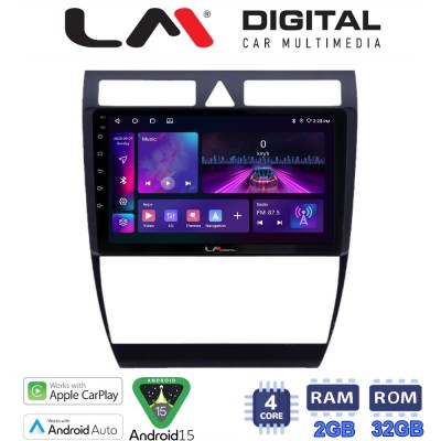 LM Digital - LM ZA4102 GPS Οθόνη OEM Multimedia Αυτοκινήτου για Audi A6 1998 2004 (CarPlay/AndroidAuto/BT/GPS/WIFI/GPRS)