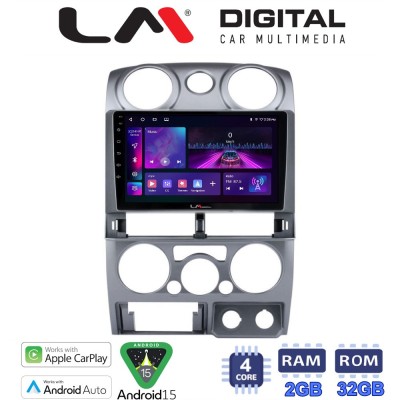 LM Digital - LM ZA4425 GPS Οθόνη OEM Multimedia Αυτοκινήτου για Isuzu D-Max 2008 2012 (CarPlay/AndroidAuto/BT/GPS/WIFI/GPRS)