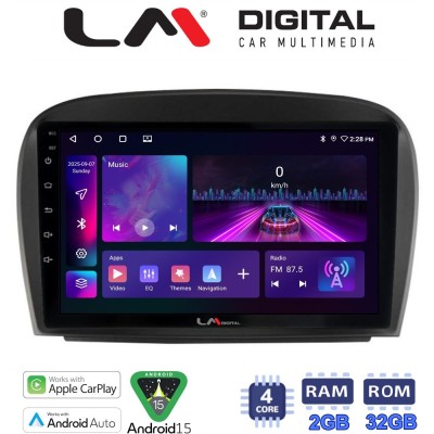 LM Digital - LM ZA4817 GPS Οθόνη OEM Multimedia Αυτοκινήτου για Mercedes SL 2009 2014 (CarPlay/AndroidAuto/BT/GPS/WIFI/GPRS)