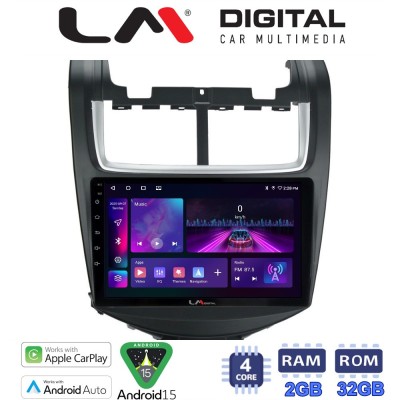 LM Digital - LM ZA4108 GPS Οθόνη OEM Multimedia Αυτοκινήτου για Chevrolet Aveo 20142017 (CarPlay/AndroidAuto/BT/GPS/WIFI/GPRS)