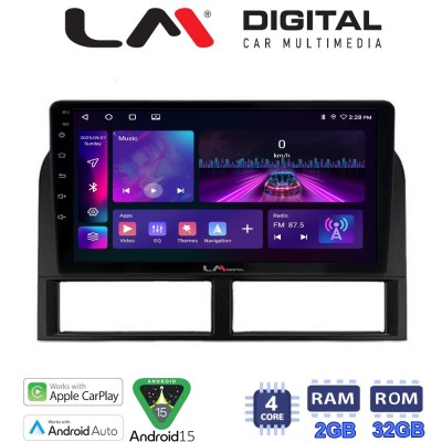 LM Digital - LM ZA4201 GPS Οθόνη OEM Multimedia Αυτοκινήτου για Jeep Gran Cherokee 1999 2004 (CarPlay/AndroidAuto/BT/GPS/WIFI/G