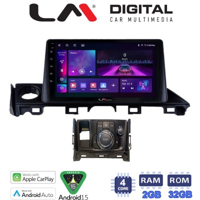 LM Digital - LM ZA4214 GPS Οθόνη OEM Multimedia Αυτοκινήτου για Mazda 6 2017 2020 (CarPlay/AndroidAuto/BT/GPS/WIFI/GPRS)