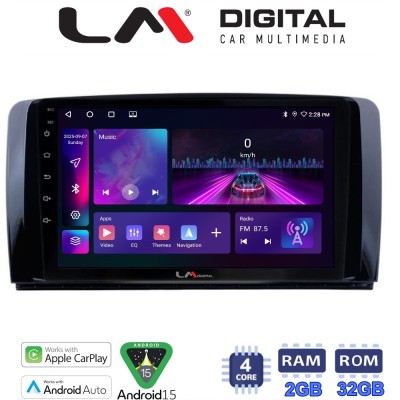 LM Digital - LM ZA4215 GPS Οθόνη OEM Multimedia Αυτοκινήτου για Benz R-class (W251) 20062014 (CarPlay/AndroidAuto/BT/GPS/WIFI/GP