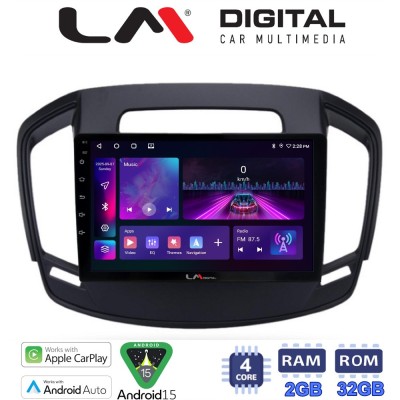LM Digital - LM ZA4338 GPS Οθόνη OEM Multimedia Αυτοκινήτου για OPEL INSIGNIA 2014 (CarPlay/AndroidAuto/BT/GPS/WIFI/GPRS)