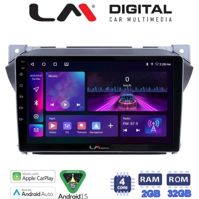 LM Digital - LM ZA4449 GPS Οθόνη OEM Multimedia Αυτοκινήτου για Suzuki Alto 20092016 (CarPlay/AndroidAuto/BT/GPS/WIFI/GPRS)