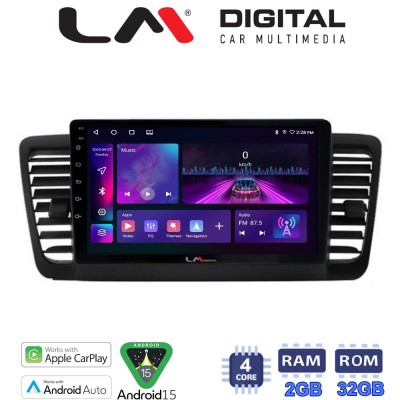 LM Digital - LM ZA4525 GPS Οθόνη OEM Multimedia Αυτοκινήτου για SUBARU LEGACY 2002 (CarPlay/AndroidAuto/BT/GPS/WIFI/GPRS)