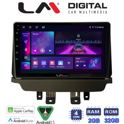 LM Digital - LM ZA4532 GPS Οθόνη OEM Multimedia Αυτοκινήτου για Mazda 2 2014 (CarPlay/AndroidAuto/BT/GPS/WIFI/GPRS)