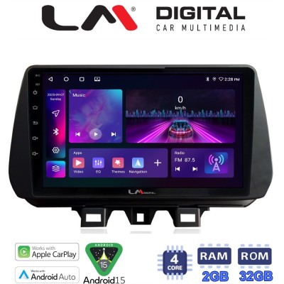 LM Digital - LM ZA4555 GPS Οθόνη OEM Multimedia Αυτοκινήτου για Hyundai Tucson 2019 2020 (CarPlay/AndroidAuto/BT/GPS/WIFI/GPRS)