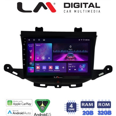LM Digital - LM ZA4674 GPS Οθόνη OEM Multimedia Αυτοκινήτου για Opel Astra K 2016 (CarPlay/AndroidAuto/BT/GPS/WIFI/GPRS)