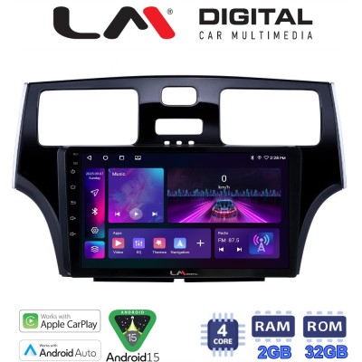 LM Digital - LM ZA4993 GPS Οθόνη OEM Multimedia Αυτοκινήτου για Lexus ES 2001 2007 (CarPlay/AndroidAuto/BT/GPS/WIFI/GPRS)