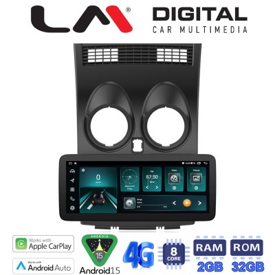 LM Digital - LM FR8001 GPS Οθόνη OEM Multimedia Αυτοκινήτου για NISSAN QASHQAI 2007 2013 (CarPlay/AndroidAuto/BT/GPS/WIFI/GPRS)