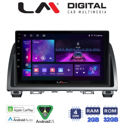LM Digital - LM ZA4212 GPS Οθόνη OEM Multimedia Αυτοκινήτου για Mazda 6 2013 2017 (CarPlay/AndroidAuto/BT/GPS/WIFI/GPRS)