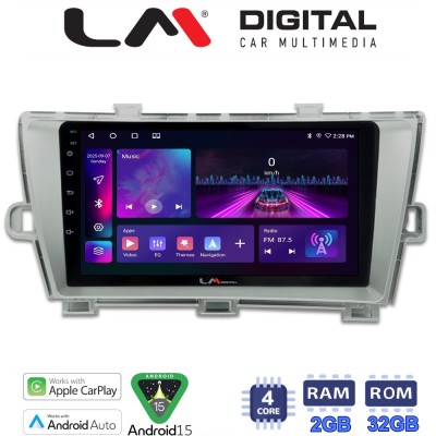 LM Digital - LM ZA4561 GPS Οθόνη OEM Multimedia Αυτοκινήτου για TOYOTA PRIUS 20092016 (CarPlay/AndroidAuto/BT/GPS/WIFI/GPRS)