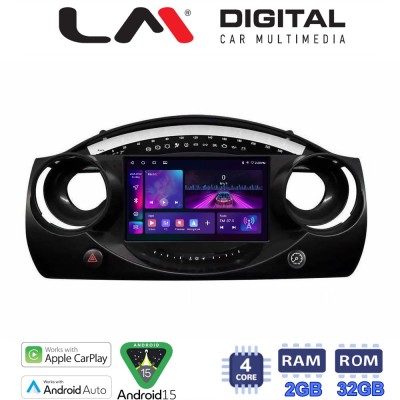 LM Digital - LM ZA4832 GPS Οθόνη OEM Multimedia Αυτοκινήτου για MINI COOPER 2001 2007 (CarPlay/AndroidAuto/BT/GPS/WIFI/GPRS)
