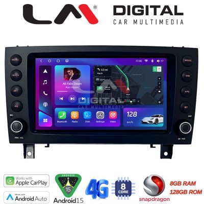 LM Digital - LM T8096 GPS Οθόνη OEM Multimedia Αυτοκινήτου για MERCEDES SLK (R171) 2004 2010 (CarPlay/AndroidAuto/BT/GPS/WIFI/G
